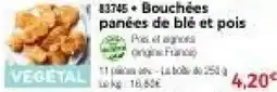 Thiriet Bouchées panées de blé et pois offre