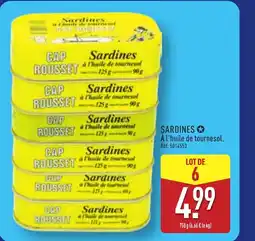 ALDI Sardines à l'huile de tournesol offre