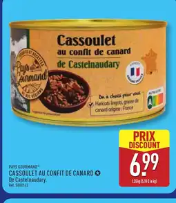 ALDI PAYS GOURMAND Cassoulet au confit de canard offre