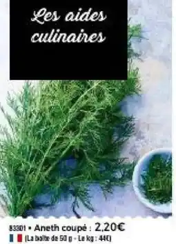 Thiriet Aneth coupé offre