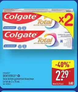 ALDI COLGATE Dentifrice offre
