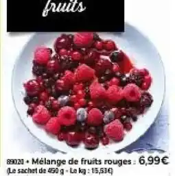 Thiriet Mélange de fruits rouges offre