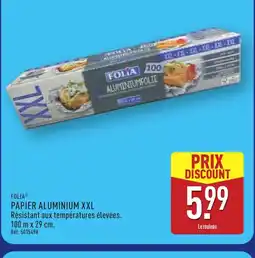 ALDI FOLIA Papier aluminium offre