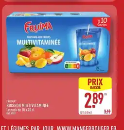 ALDI FRUIMA Boisson multivitaminée offre