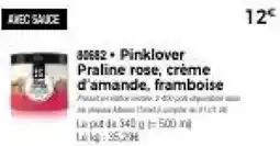 Thiriet Pinklover Praline rose, crème d'amande, framboise offre