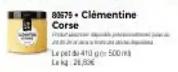 Thiriet Clémentine corse offre