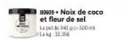 Thiriet Noix de coco et fleur de sel offre