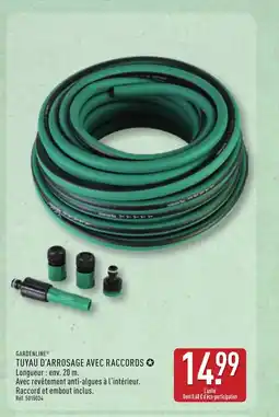 ALDI GARDENLINE Tuyau d'arrosage avec raccords offre