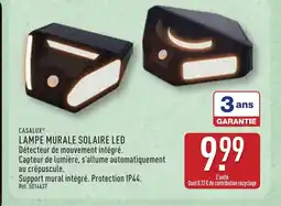ALDI CASALUX Lampe murale solaire led offre