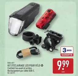 ALDI RIDE+GO Kit d'éclairage led pour vélo offre