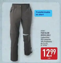 ALDI CRANE Pantalon modulable offre