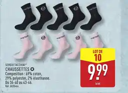ALDI SERGIO TACCHINI Chaussettes offre