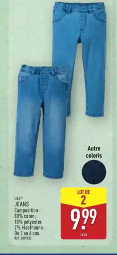 ALDI L&D Jeans offre