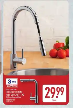ALDI HOME CREATION Mitigeur cuisine avec douchette offre