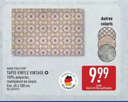 ALDI HOME CREATION Tapis vinyle vintage offre