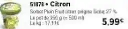 Thiriet Citron offre