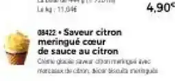 Thiriet Saveur citron meringué cœur de sauce au citron offre