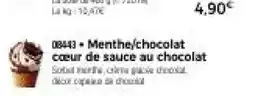 Thiriet Menthe,chocolat cœur de sauce au chocolat offre