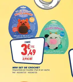Bureau Vallée Mini set de crochet offre
