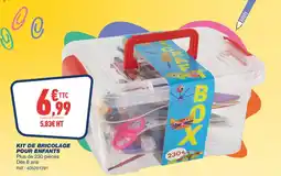 Bureau Vallée Kit de bricolage pour enfants offre