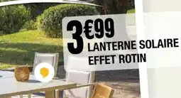 La Foir'Fouille Lanterne solaire effet rotin offre