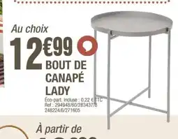 La Foir'Fouille Bout de canapé lady offre