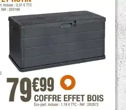 La Foir'Fouille Coffre effet bois offre