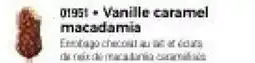 Thiriet Vanille caramel macadamia offre
