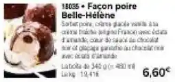 Thiriet Façon poire belle-hélène offre