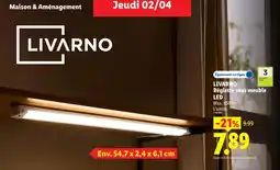 Lidl Livarno réglette sous meuble led offre