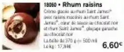 Thiriet Rhum raisins offre