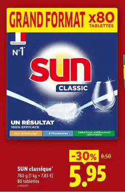Lidl Sun classique offre