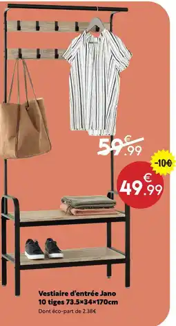 Maxi Bazar Vestiaire d’entrée jano 10 tiges offre