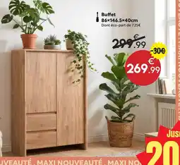 Maxi Bazar Buffet 86×146.5×40cm offre