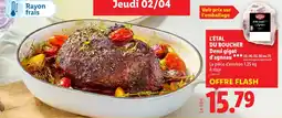 Lidl L'étal du boucher demi gigot d'agneau offre