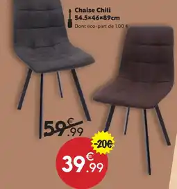 Maxi Bazar Chaise chili offre