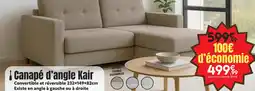 Maxi Bazar Canapé d'angle kair offre