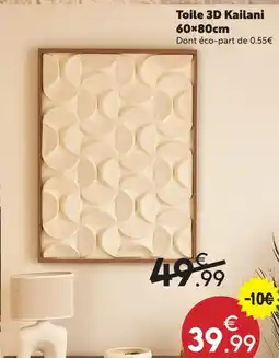 Maxi Bazar Toile 3d kailani offre