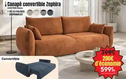 Maxi Bazar Canapé convertible zephira offre