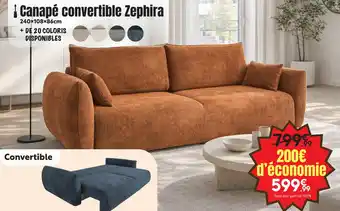 Maxi Bazar Canapé convertible zephira offre
