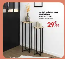 Maxi Bazar Lot de 2 sellettes loka offre