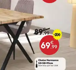 Maxi Bazar Chaise hermance offre