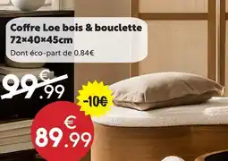 Maxi Bazar Coffre loe bois & bouclette offre