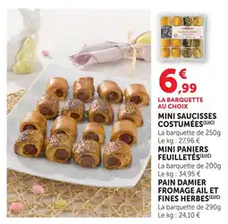 U Express L'ard'tite mini saucisses costumées offre