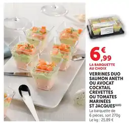 U Express Verrines duo saumon aneth offre