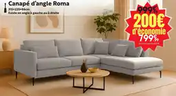 Maxi Bazar Canapé d'angle roma offre