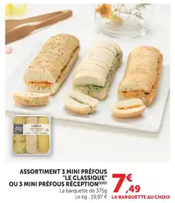 U Express Assortiment 3 mini préfous le classique offre