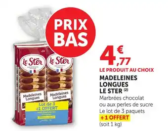 U Express Le ster madeleines longues offre