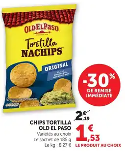 U Express Old el paso tortilla nachips original offre