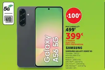 Hyper U Samsung galaxy a56ee 5g offre